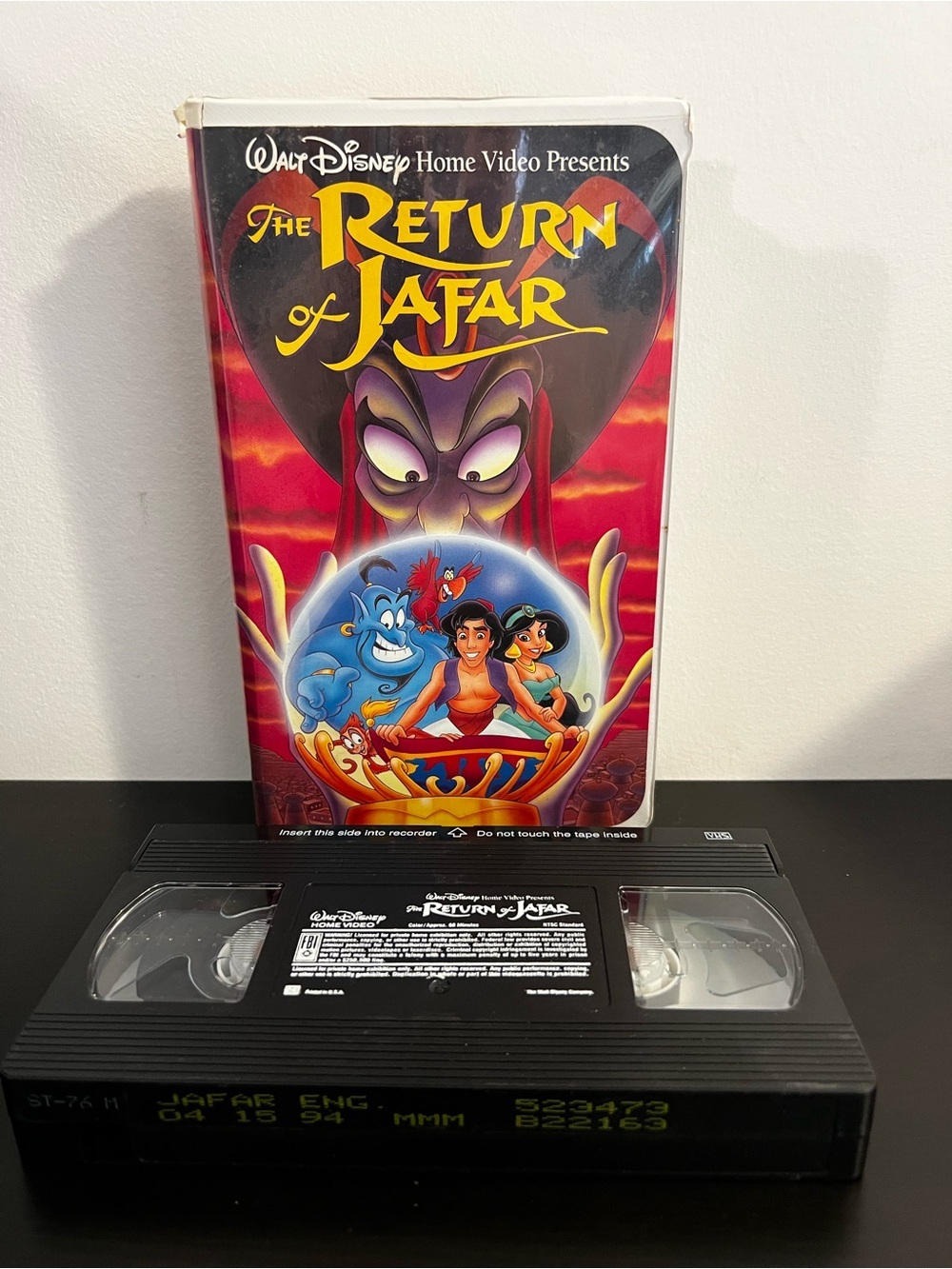 Disney The Return of Jafar VHS Walt Disney Home Video Classic